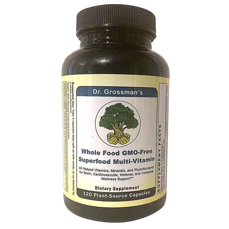 Dr Grossman's Whole Food Organic Superfood Multi-Vitamin - 120 caps